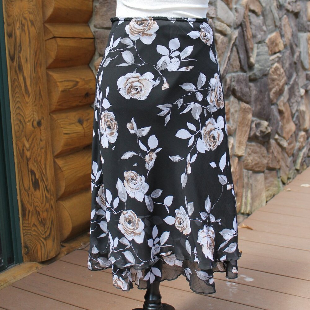 Floral Layered Skirt